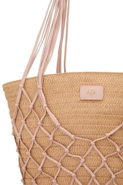 Geo Macrame Beach Tote -Aje 24RE6067 NAT NU 4 aa11eb59 0241 49d6 b01e 8039ab30d62d