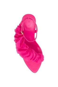 Ela Ruffle Ribbon Heel -Aje 24RE7009 DP MGNTA 4