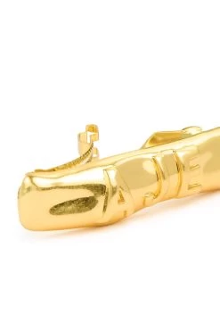 Aje Logo Hair Clip -Aje 24RE8087 BSH GLD 4