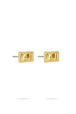Aje Logo Stud -Aje 24RE9154 BSH GLD 3