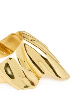 Coral Large Scrunch Cuff -Aje 24RE9170 GLD 3