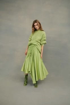 Siren Drawstring Midi Skirt -Aje 30 AJE AW22 5127 copy