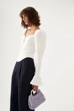 Giselle Long Sleeve Corset Top -Aje 3 62d76b0a 7645 4989 a2f7 e6e31de57bbd