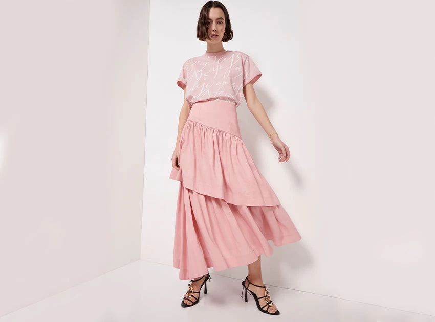 Romy Tiered Midi Skirt 7 Romy Tiered Midi Skirt - Image 7