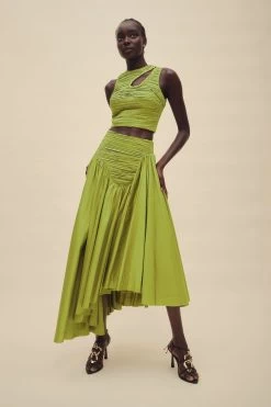 Jolie Abstract Cut Out Top -Aje Aje Jolie Set green 1