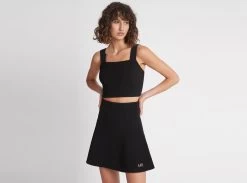 Casa Mini Knit Skirt -Aje Casa Mini Knit Skirt black landscape