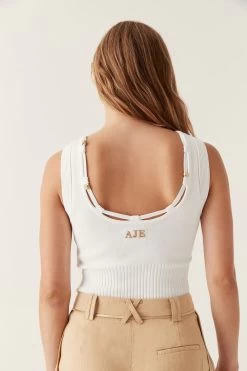 Saoirse Scoop Back Neck Top 9 Saoirse Scoop Back Neck Top -Aje D95gaS4m