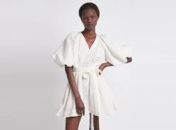 Evermore Belted Mini Dress -Aje Evermore Belted Mini Dress landscape