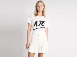 Indra Denim Flip Skirt -Aje Indra Denim Flip Skirt landscape