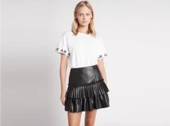 Kindred Tiered Mini Skirt -Aje Kindred Tiered Mini Skirt landscape