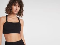 Livadi Braided Knit Top -Aje Livadi Braided Knit Top black landscape