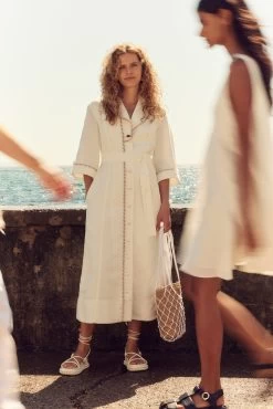 Sahira Barbstitch Midi Dress