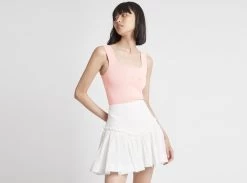 New Wave Mini Skirt -Aje New Wave Mini Skirt white landscape