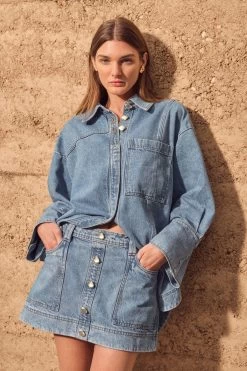 Aje X Outland Denim Shirt -Aje Outland5 c34b92f0 fe25 4198 8be5 dd654b4e0920