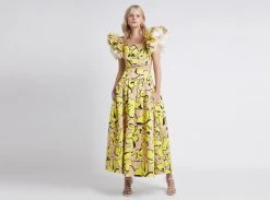 Pelicano Citrus Bloom Midi Skirt -Aje Pelicano Citrus Bloom Midi Skirt landscape