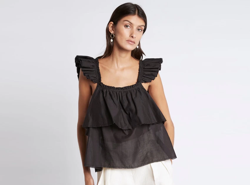 Romance Ruffle Shoulder Cami 8 Romance Ruffle Shoulder Cami - Image 8