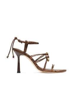 Mirage Snake Effect Heel Sandal