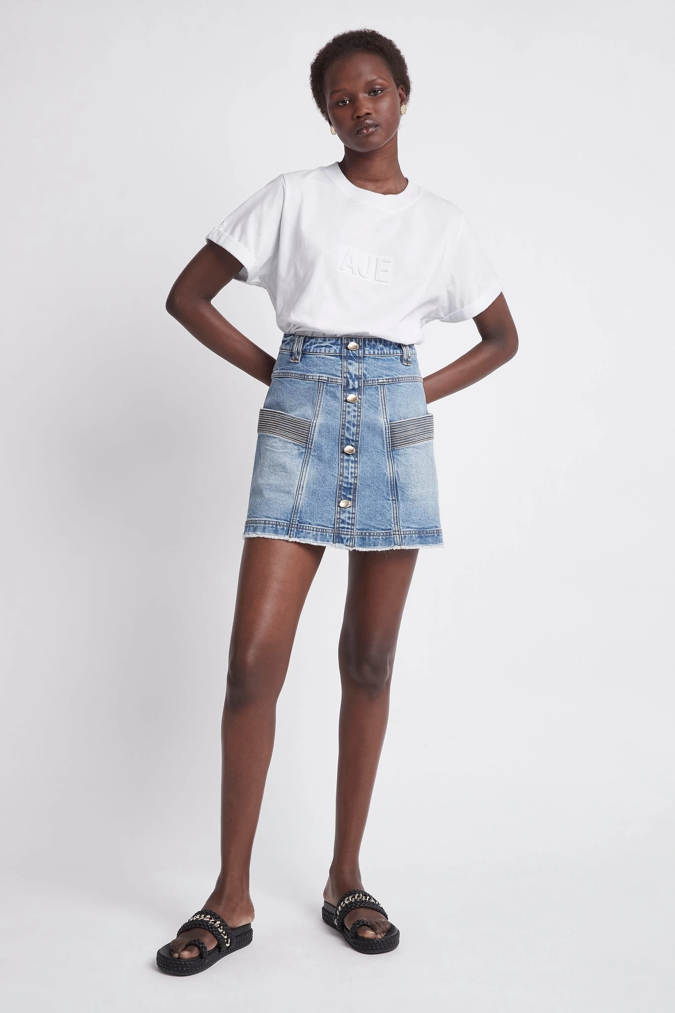 Maya Denim Mini Skirt 5 Maya Denim Mini Skirt - Image 5