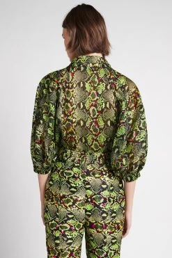 Nouveau Shirt -Aje S103 22AW1630 NouveauShirt SnakeEffect 22273 Aje 0730
