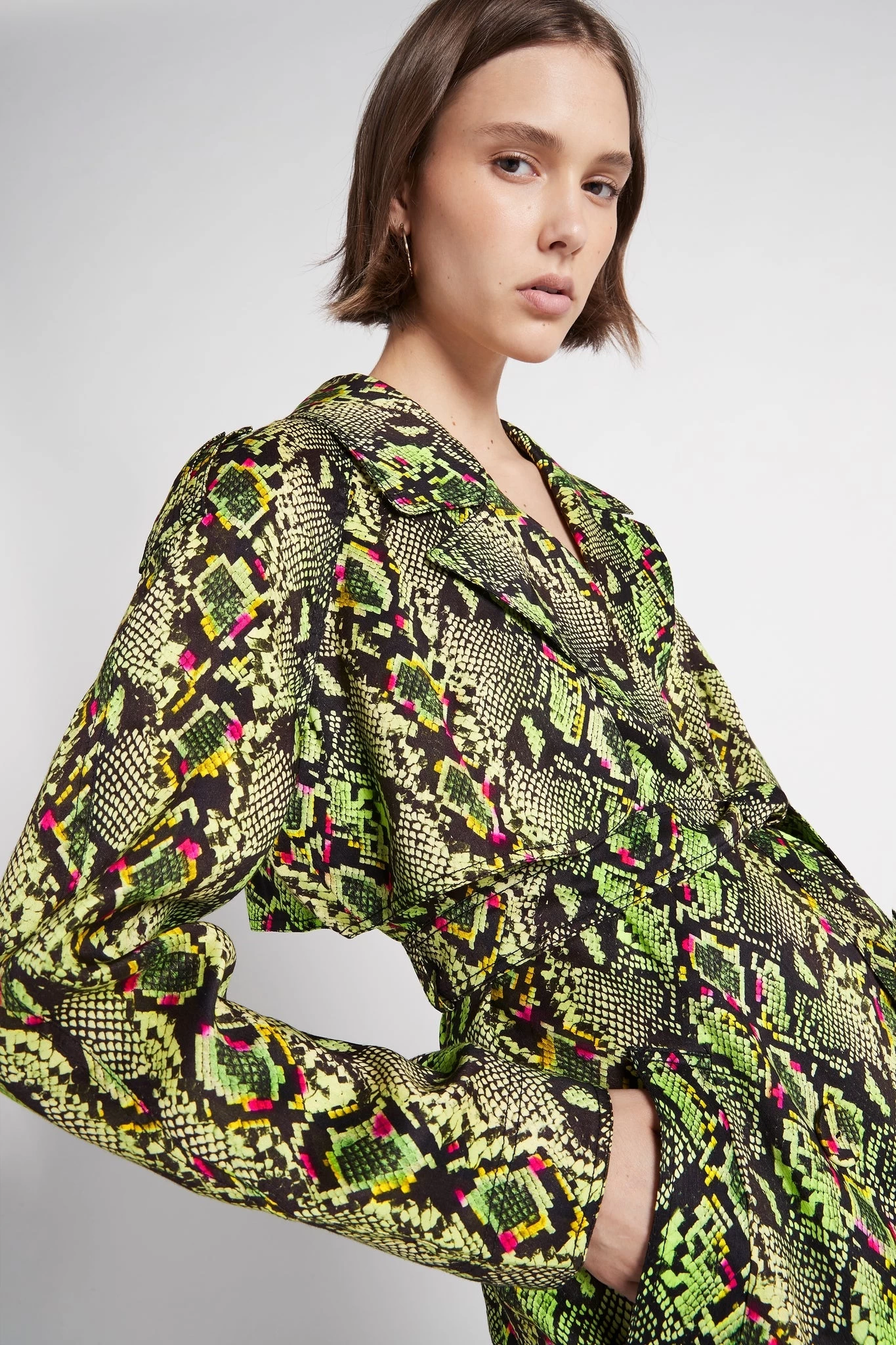 Serpentine Belted Jacket 5 Serpentine Belted Jacket - Image 5