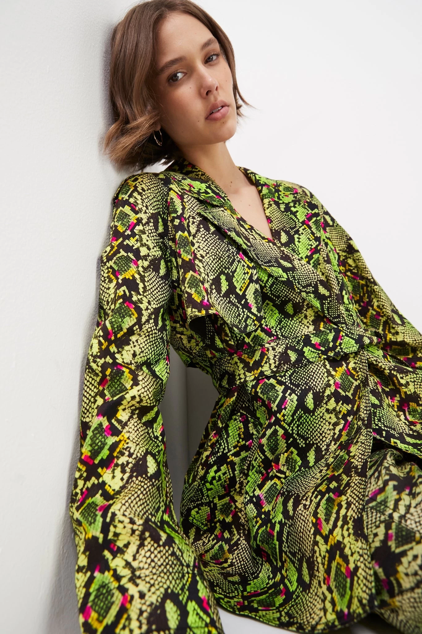 Serpentine Belted Jacket 3 Serpentine Belted Jacket - Image 3