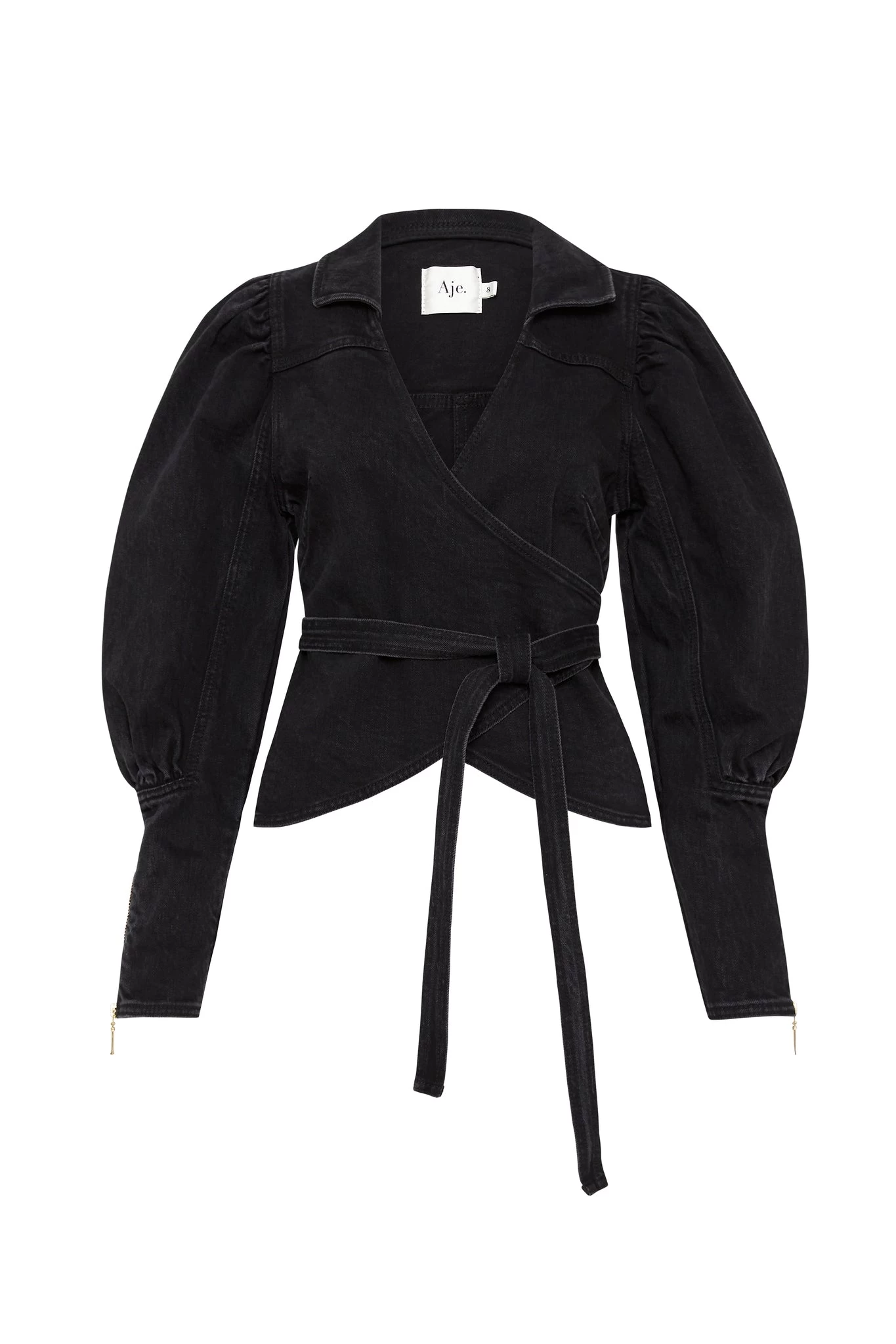 Dione Denim Wrap Top 2 Dione Denim Wrap Top - Image 2