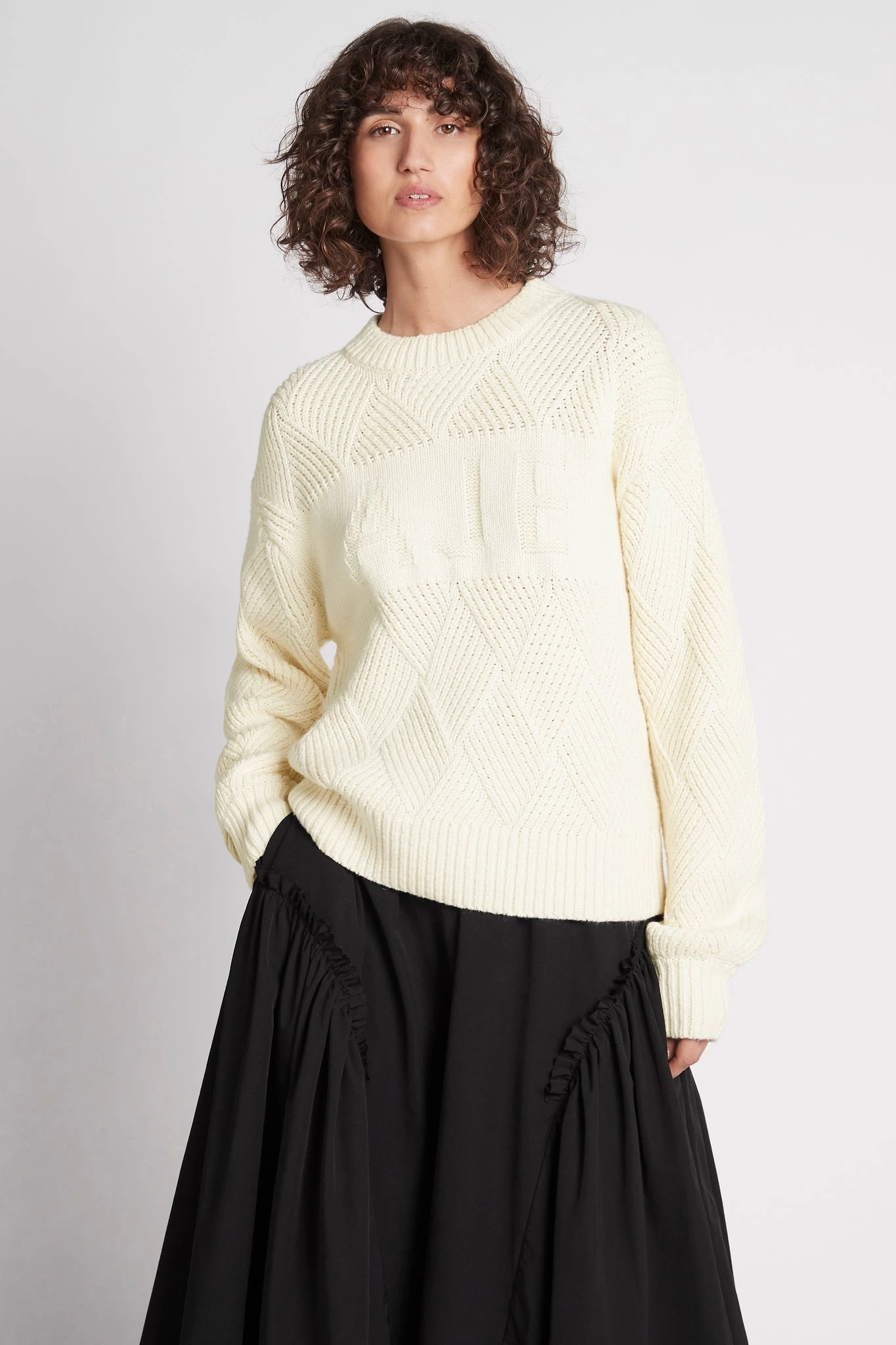 Emilia Logo Knit Jumper 1 Emilia Logo Knit Jumper