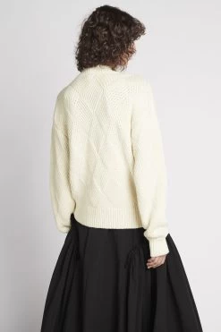 Emilia Logo Knit Jumper 11 Emilia Logo Knit Jumper -Aje S13 22AW1663 NATURAL EmiliaLogoKnitJumper 22323 Aje 0547