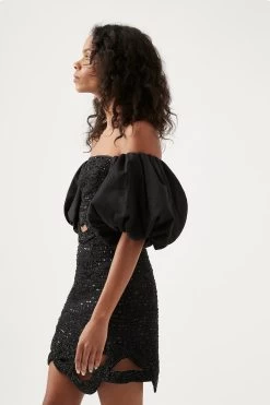 New Catara Off Shoulder Top -Aje S16 22RE1854 BLK New Catara Off Shoulder Top 22843 Aje 2014