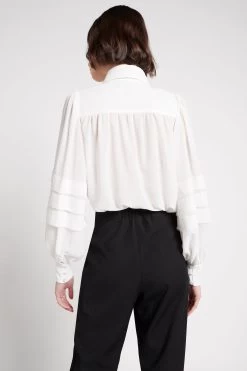 Elise Frill Blouse 11 Elise Frill Blouse -Aje S16 22SS1806 IVORYEliseFrillBlouse 22508 Aje 1669