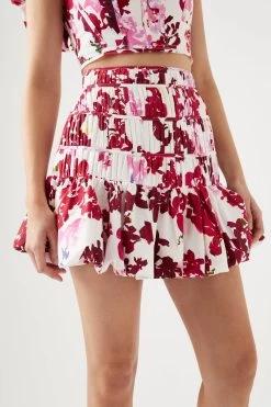 La Vie Bubble Mini Skirt -Aje S17 22SS4194 ROSESOFPROVENCELaVieBubbleMiniSkirt 22573 Aje 10803