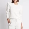 Equation Knit Puff Sleeve Jumper