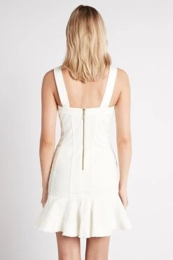 Indra Denim Flip Dress -Aje S17 IndraDenimFlipDress22SU5236 WHITE 22011 Aje 0518