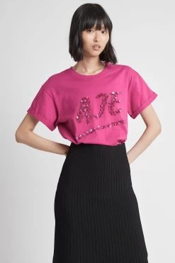 Canyons Avalon Logo Tee -Aje S18 21RE1254 CanyonsAvalonLogoTee Fuchsia 21830 Aje 1245