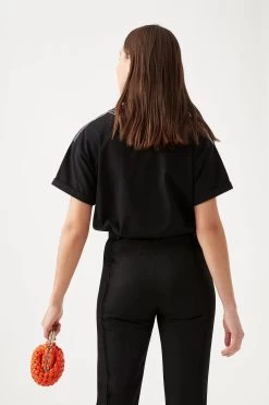 Classic Embellished Logo Tee -Aje S18 22CO1148 BLACKWHITE Classic Embellished Logo Tee 22675 Aje 1924