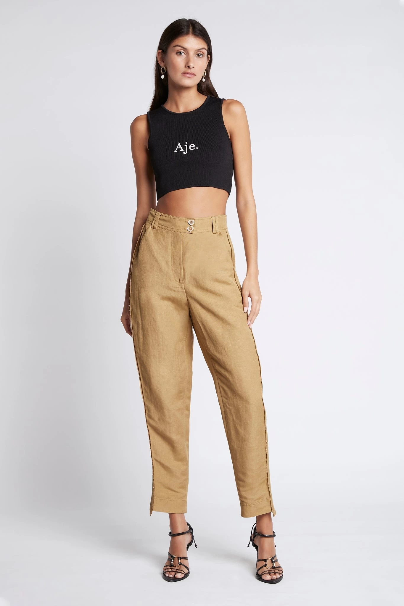 Bardot Knit Logo Cropped Tank 6 Bardot Knit Logo Cropped Tank - Image 6