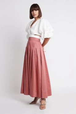 Nova Midi Skirt -Aje S19 22SU4180 DUSTYROSE NovaMidiSkirt 22165 Aje 65575