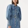Dione Denim Long Sleeve Dress
