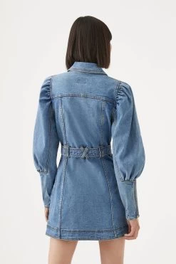 Dione Denim Long Sleeve Dress 12 Dione Denim Long Sleeve Dress -Aje S2 22SS1016 90sWashDioneDenimLongSleeveDress 22632 Aje 3261