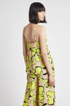 Pelicano Citrus Bloom Strap Cami Top -Aje S20 21RE1379 PelicanoCitrusBloomStrapCamiTop CitrusBloom 21830 Aje 0719