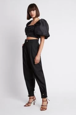 Springs Tapered Trouser -Aje S21 21RE3085 BLACK SpringsTaperedPant 22165 Aje 65567