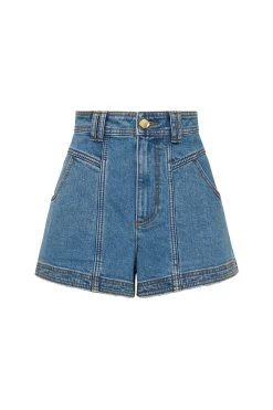 Aje -Aje S22 22CO3030 90s Wash Belmond Denim Short 22766 Aje 0132