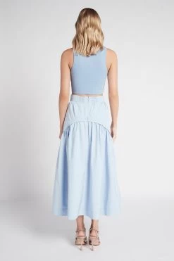Cosmos Drawstring Midi Skirt -Aje S25 CosmosDrawstringMidiSkirt 22SU4123 SKYBLUE 22036 Aje 19677