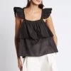 Romance Ruffle Shoulder Cami