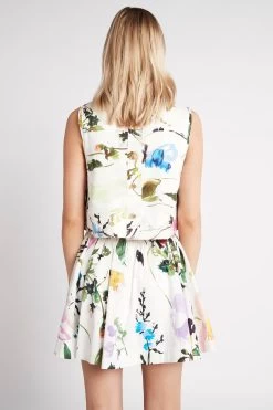 Drift Mini Skirt -Aje S28 DriftMiniSkirt22SU4129 BOTANICFLORAL 22011 Aje 1131