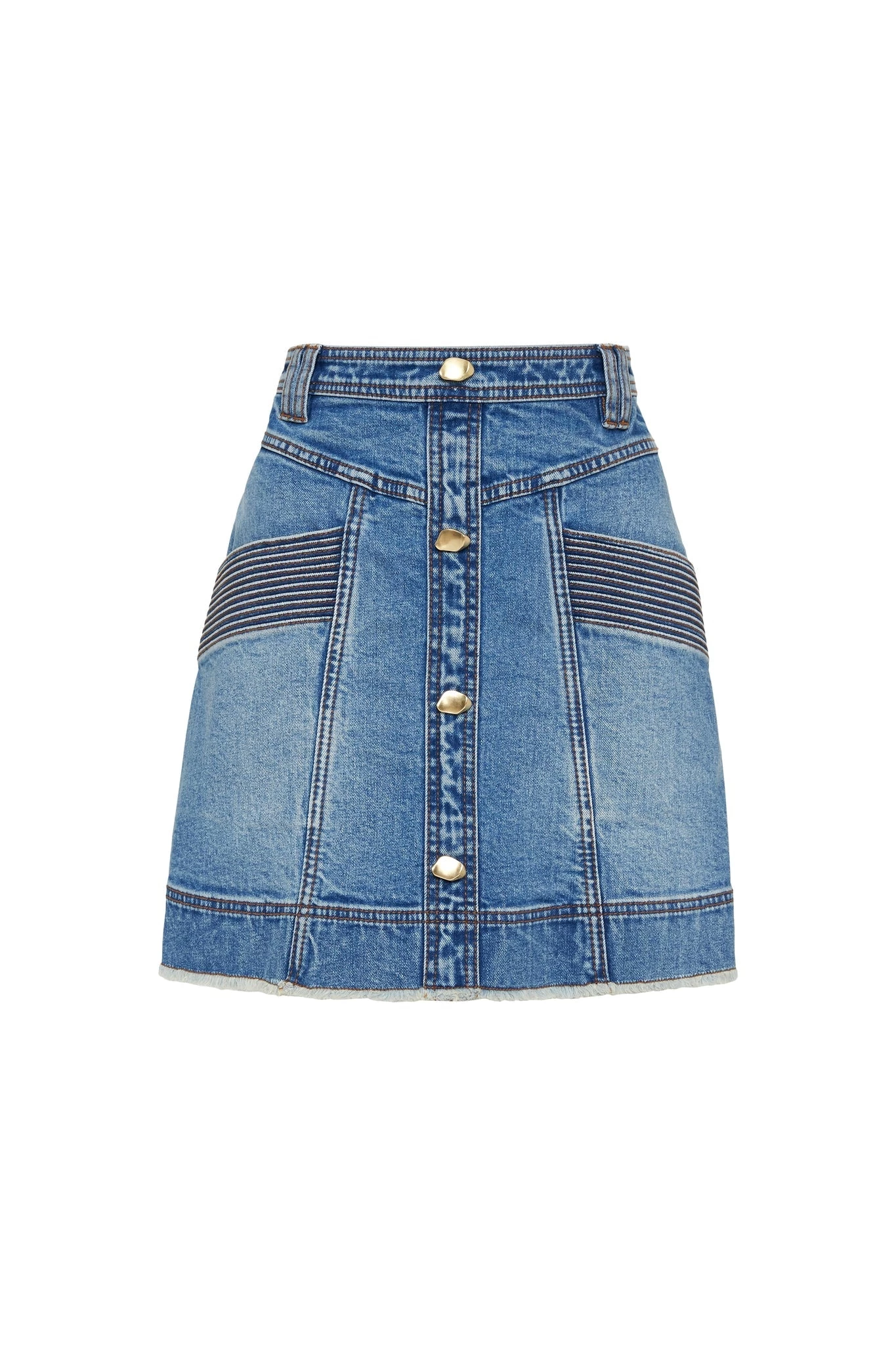 Maya Denim Mini Skirt 2 Maya Denim Mini Skirt - Image 2