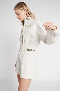 Camellia Denim Short -Aje S29 CamelliaDenimShort 22SU3185 WHITE 22036 Aje 19690