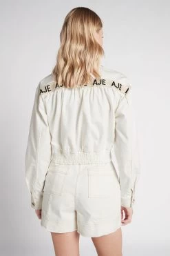 Camellia Denim Short -Aje S29 CamelliaDenimShort 22SU3185 WHITE 22036 Aje 19692