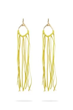 Splice Tassel Hoop Earring