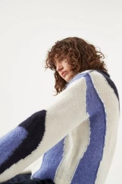 Grande Intarsia Knit Jumper 9 Grande Intarsia Knit Jumper -Aje S30 22SS1718 COOLLAVENDERMULTIGrandeIntarsiaKnitJumper 22665 Aje 0981